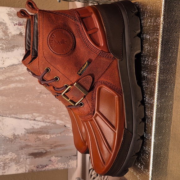 Polo Ralph Lauren men's Oslo Low Waterproof Leather and Suede Boot - Picture 2 of 8